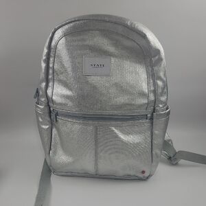 STATE Metallic Silver Men's Backpack